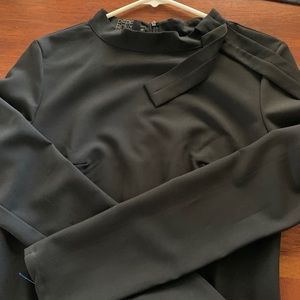 Pepe Runa Black dress long sleeves